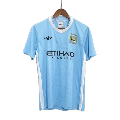 Camiseta Retro 2011/12 Manchester City Primera Equipación Local Hombre - Versión Hincha - camisetasfutbol