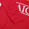 UCL Camiseta Retro 2007/08 RONALDO #7 Manchester United Primera Equipación Manga Larga Local Hombre - Versión Hincha - camisetasfutbol