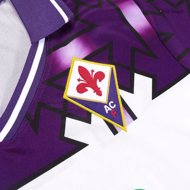 Camiseta Retro 1992/93 Fiorentina Segunda Equipación Visitante Hombre - Versión Hincha - camisetasfutbol