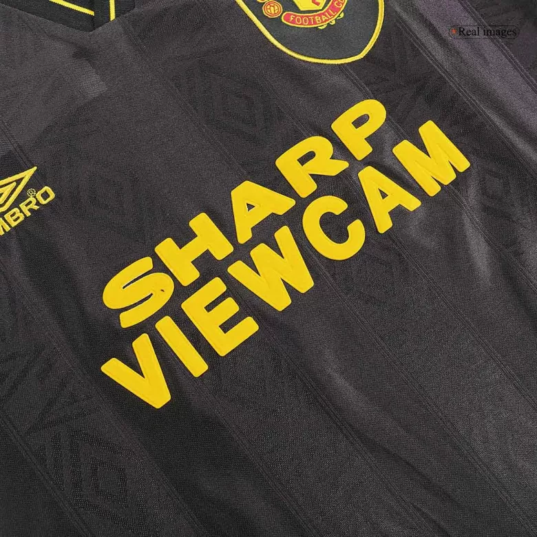 Camiseta Retro 1994/95 Manchester United Segunda Equipación Visitante Hombre - Versión Hincha - camisetasfutbol