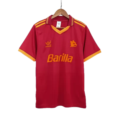 Camiseta Retro 1992/94 Roma Primera Equipación Local Hombre - Versión Hincha - camisetasfutbol