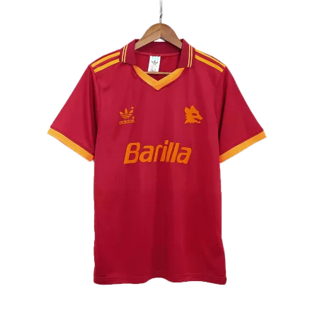 Camiseta Retro 1992/94 Roma Primera Equipación Local Hombre - Versión Hincha - camisetasfutbol