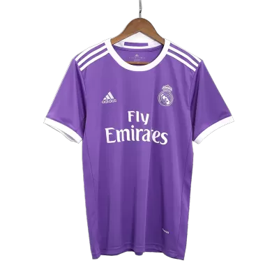 Camiseta de Fútbol Retro Real Madrid Visitante 2016/17 para Hombre - Personalizada - camisetasfutbol