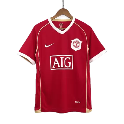 Camiseta Retro 2006/07 Manchester United Primera Equipación Local Hombre - Versión Hincha - camisetasfutbol