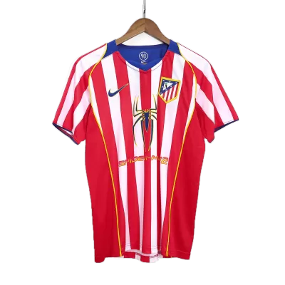 Camiseta Retro 2004/05 Atlético de Madrid Primera Equipación Local Hombre - Versión Hincha - camisetasfutbol