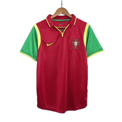 Camiseta Retro 1999 Portugal Primera Equipación Local Hombre - Versión Hincha - camisetasfutbol