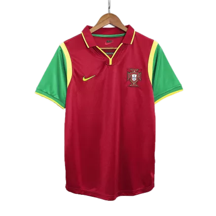 Camiseta Retro 1999 Portugal Primera Equipación Local Hombre - Versión Hincha - camisetasfutbol