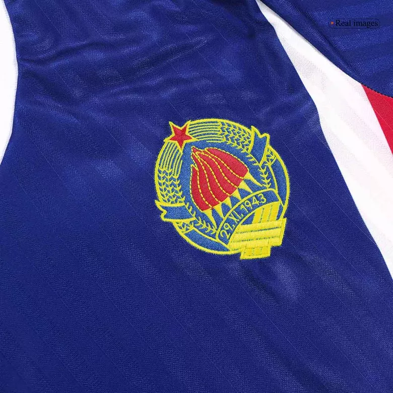 Camiseta Retro 1990 Yugoslavia Primera Equipación Local Hombre - Versión Hincha - camisetasfutbol