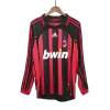 Camiseta Retro 2006/07 MALDINI #3 AC Milan Primera Equipación Manga Larga Local Hombre - Versión Hincha - camisetasfutbol