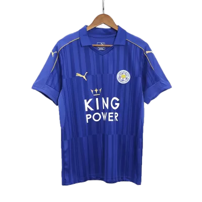 Camiseta Retro 2016/17 Leicester City Primera Equipación Local Hombre - Versión Hincha - camisetasfutbol