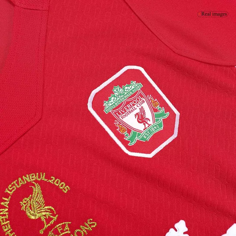 Camiseta Retro 2005 Liverpool Hombre - Versión Hincha - camisetasfutbol