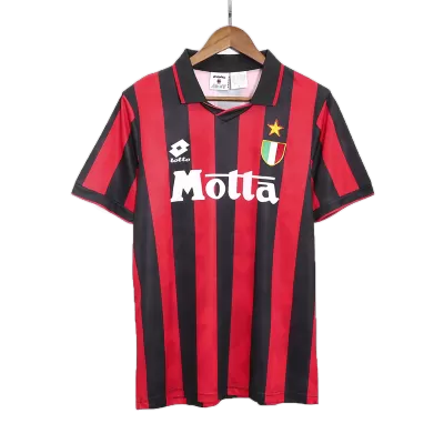 Camiseta Retro 1992/94 AC Milan Primera Equipación Local Hombre - Versión Hincha - camisetasfutbol