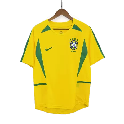 Camiseta Retro 2002/03 Brazil Primera Equipación Local Hombre - Versión Hincha - camisetasfutbol