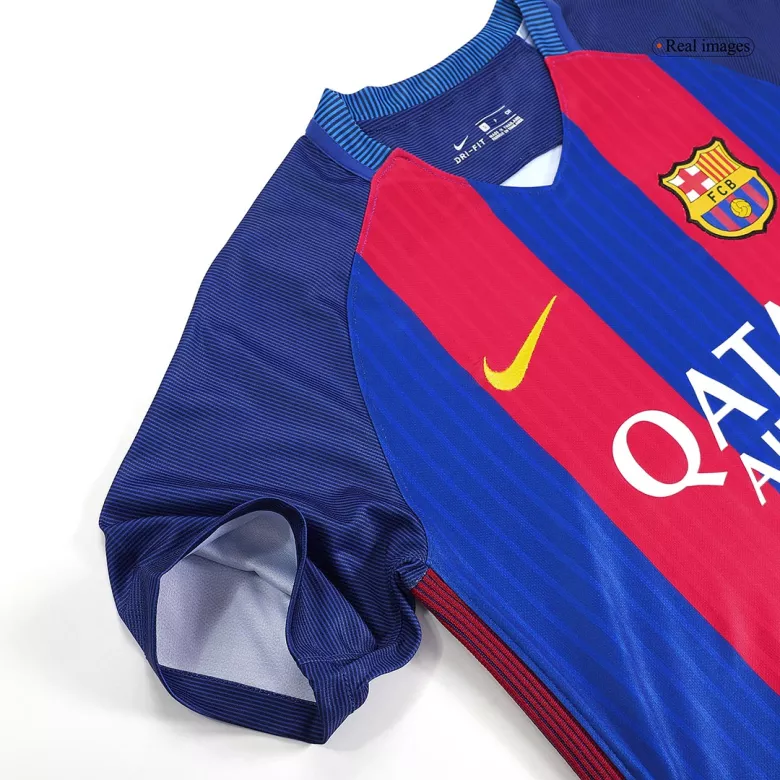 Camiseta Retro 2016/17 Barcelona Primera Equipación Local Hombre - Versión Hincha - camisetasfutbol