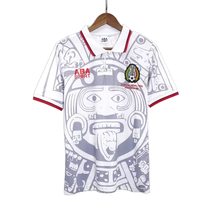 Camiseta Retro 1998 Mexico Segunda Equipación Visitante Hombre - Versión Hincha - camisetasfutbol