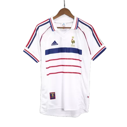 Camiseta Retro 1998 Francia Segunda Equipación Visitante Hombre - Versión Hincha - camisetasfutbol