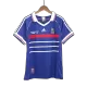 Camiseta Retro 1998 Francia Primera Equipación Copa del Mundo Local Hombre - Versión Hincha - camisetasfutbol