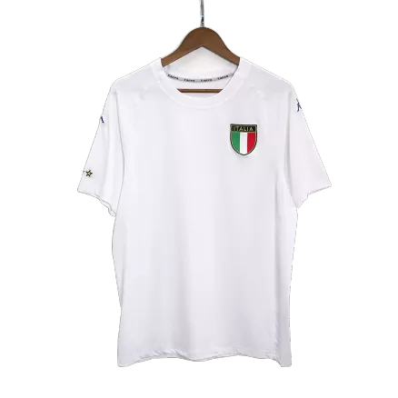 Camiseta Retro 2002 Italia Segunda Equipación Visitante Copa del Mundo Hombre - Versión Hincha - camisetasfutbol