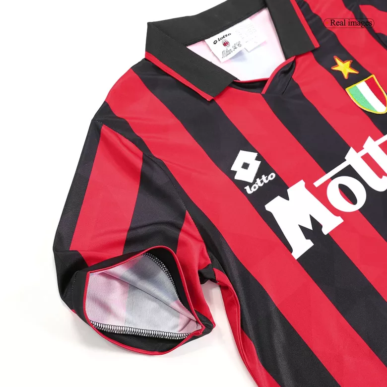 Camiseta Retro 1992/94 AC Milan Primera Equipación Local Hombre - Versión Hincha - camisetasfutbol