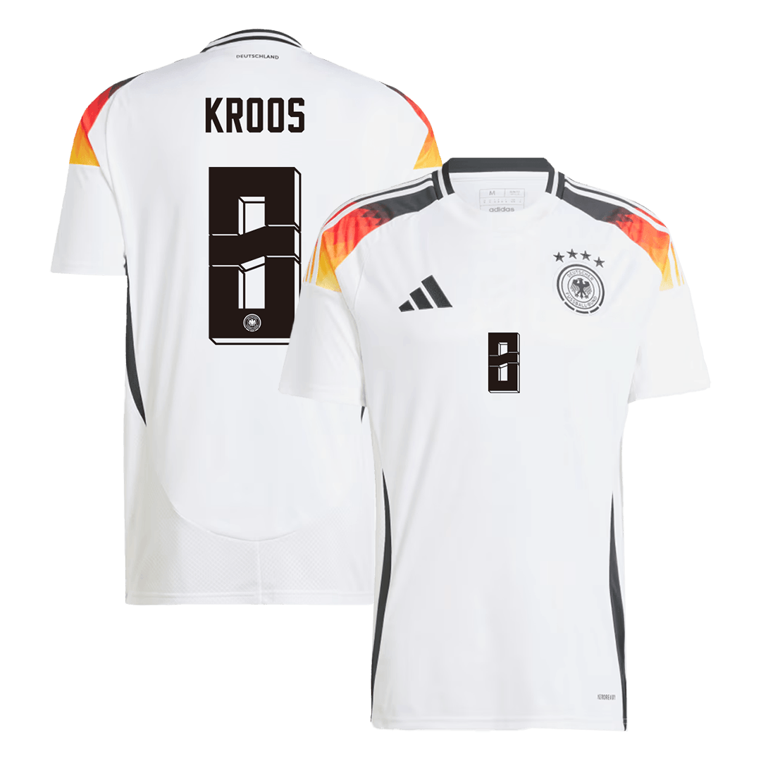 Calidad Premium Camiseta KROOS #8 Alemania Euro Primera Equipación Local Hombre - Versión Hincha - camisetasfutbol