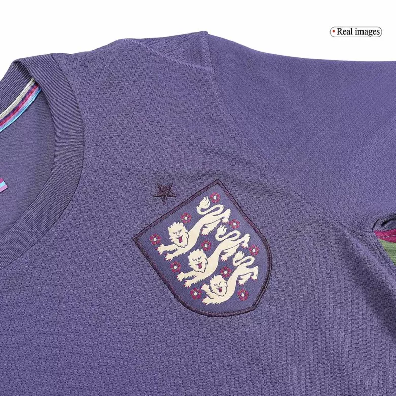Camiseta RICE #4 Inglaterra Euro 2024 Segunda Equipación Visitante Hombre - Versión Hincha - camisetasfutbol