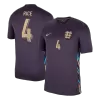 Calidad Premium Camiseta RICE #4 Inglaterra Euro 2024 Segunda Equipación Visitante Hombre - Versión Hincha - camisetasfutbol