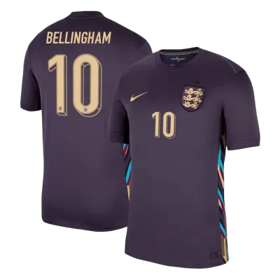 Calidad Premium Camiseta BELLINGHAM #10 Inglaterra Euro 2024 Segunda Equipación Visitante Hombre - Versión Hincha - camisetasfutbol