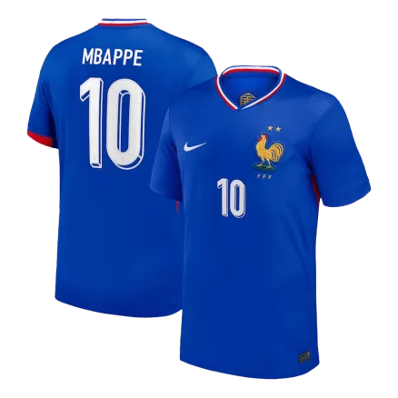 Camiseta MBAPPE #10 Francia Euro 2024 Primera Equipación Local Hombre - Versión Hincha - camisetasfutbol