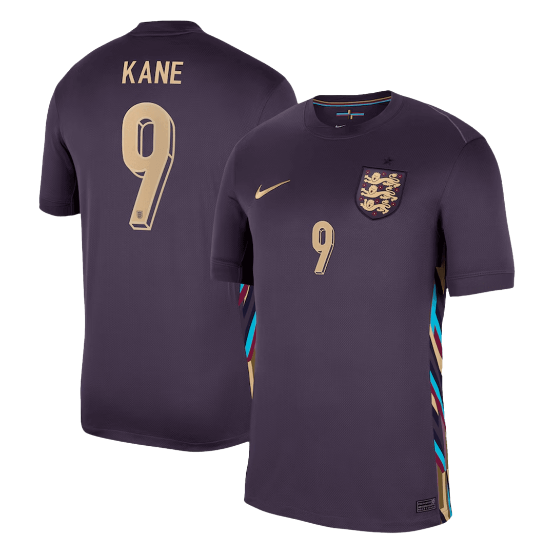 Calidad Premium Camiseta KANE #9 Inglaterra Euro Segunda Equipación Visitante Hombre - Versión Hincha - camisetasfutbol