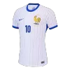 Camiseta Auténtica MBAPPE #10 Francia Euro 2024 Segunda Equipación Visitante Hombre - Versión Jugador - camisetasfutbol