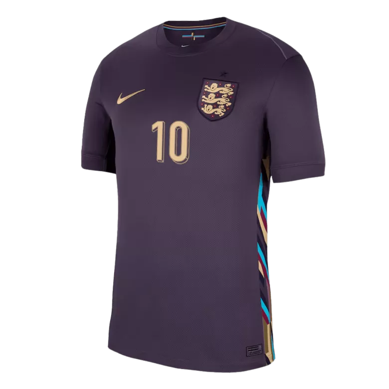 Camiseta BELLINGHAM #10 Inglaterra Euro 2024 Segunda Equipación Visitante Hombre - Versión Hincha - camisetasfutbol
