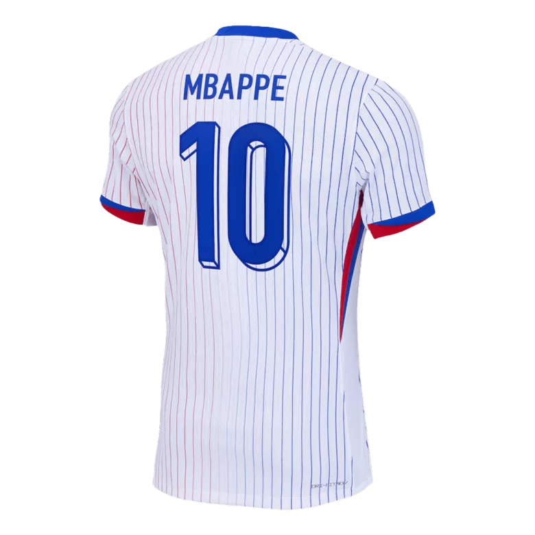 Camiseta Auténtica MBAPPE #10 Francia Euro 2024 Segunda Equipación Visitante Hombre - Versión Jugador - camisetasfutbol