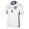 Calidad Premium Camiseta RICE #4 Inglaterra Euro 2024 Primera Equipación Local Hombre - Versión Hincha - camisetasfutbol