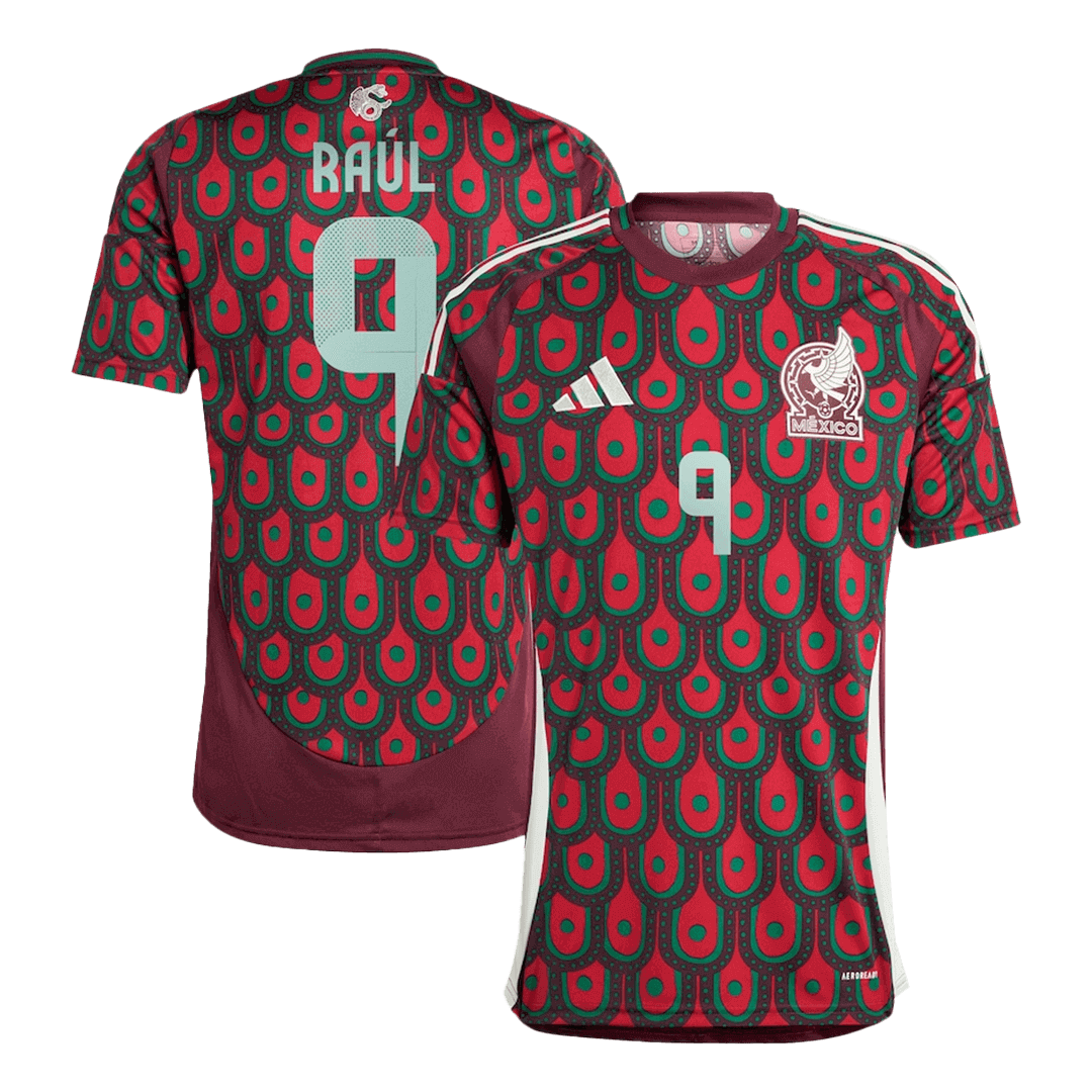 Camiseta RAÚL #9 Mexico Copa América Primera Equipación Local Hombre - Versión Hincha - camisetasfutbol