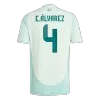 Camiseta E.ÁLVAREZ #4 Mexico Copa América 2024 Segunda Equipación Visitante Hombre - Versión Hincha - camisetasfutbol