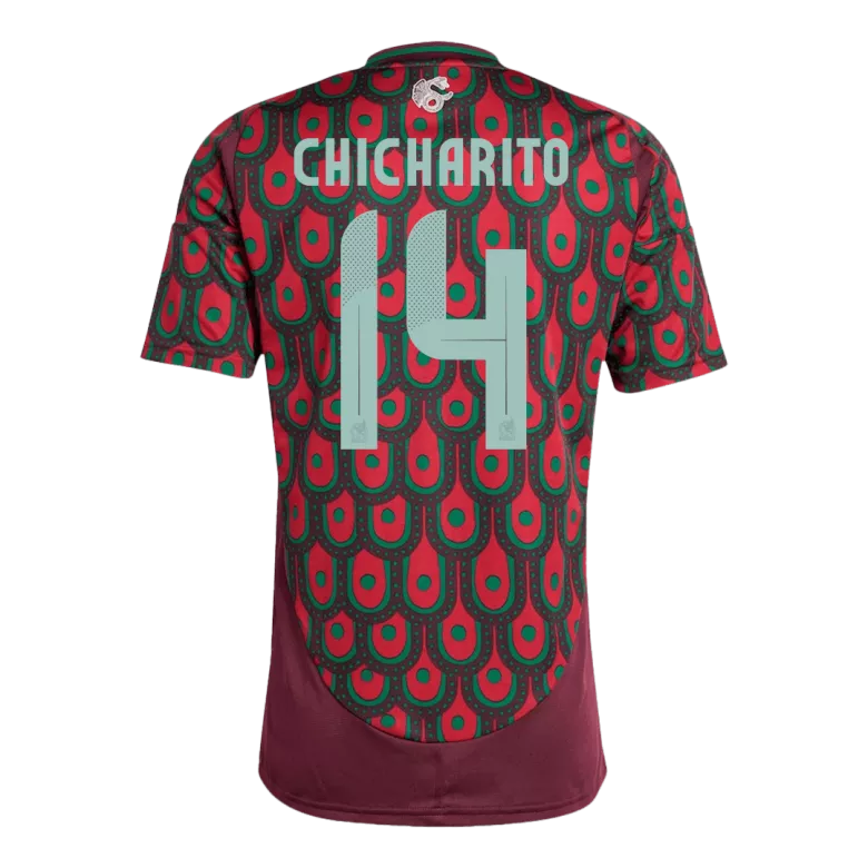 Camiseta CHICHARITO #14 Mexico Copa América 2024 Primera Equipación Local Hombre - Versión Hincha - camisetasfutbol