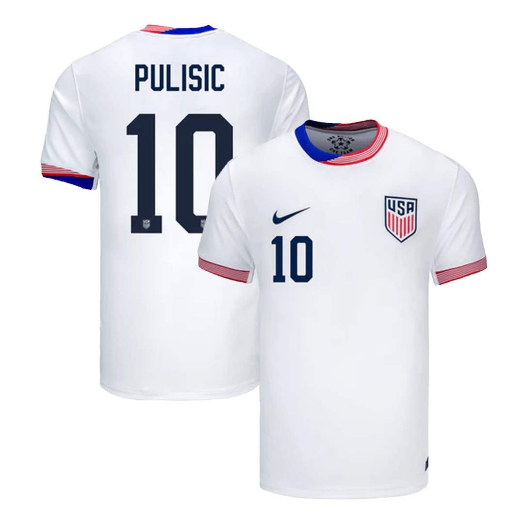 Camiseta PULISIC #10 USA Copa América 2024 Primera Equipación Local