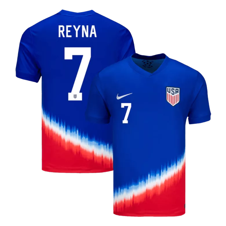 Camiseta REYNA #7 USA Copa América 2024 Segunda Equipación Visitante Hombre - Versión Hincha - camisetasfutbol