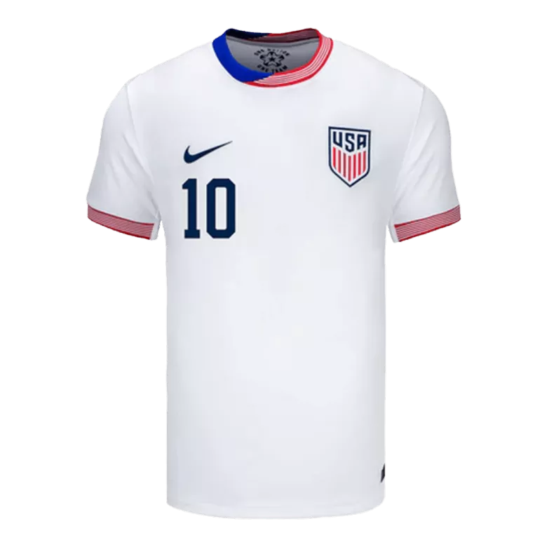 Camiseta PULISIC #10 USA Copa América 2024 Primera Equipación Local Hombre - Versión Hincha - camisetasfutbol