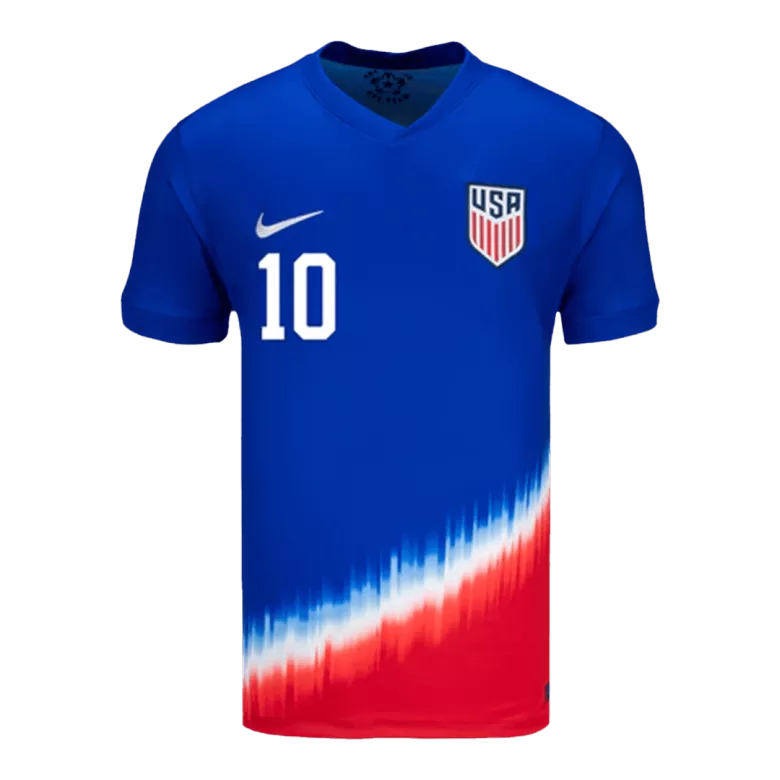 Camiseta PULISIC #10 USA Copa América 2024 Segunda Equipación Visitante Hombre - Versión Hincha - camisetasfutbol