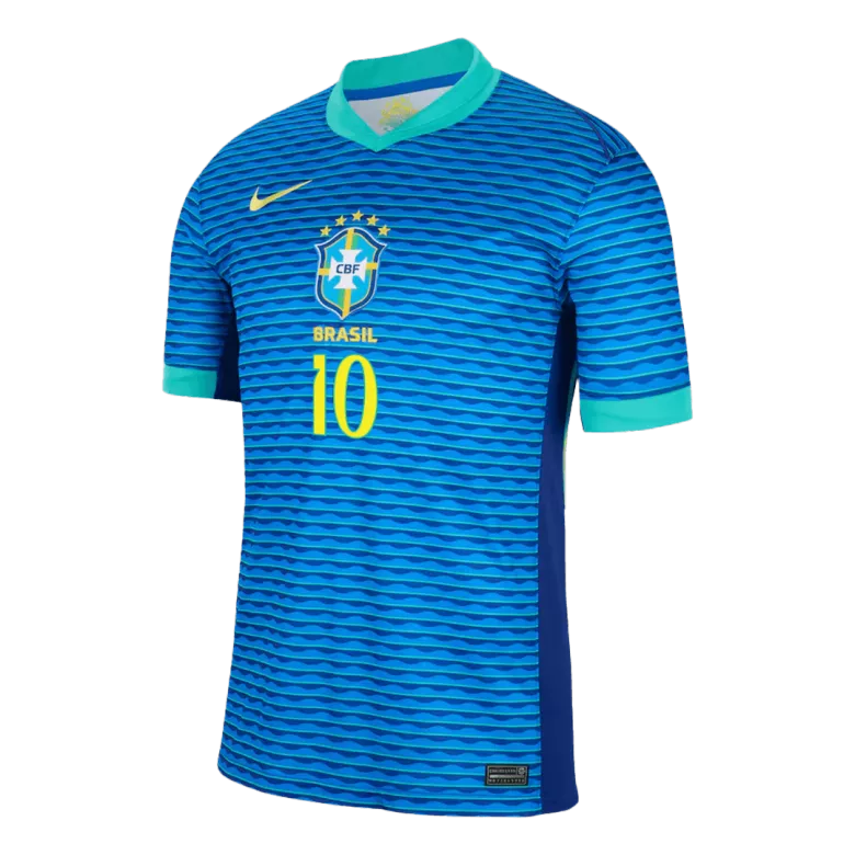 Camiseta RODRYGO #10 Brazil Copa América 2024 Segunda Equipación Visitante Hombre - Versión Hincha - camisetasfutbol