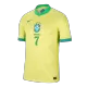 Calidad Premium Camiseta VINI JR. #7 Brazil Copa América 2024 Primera Equipación Local Hombre - Versión Hincha - camisetasfutbol