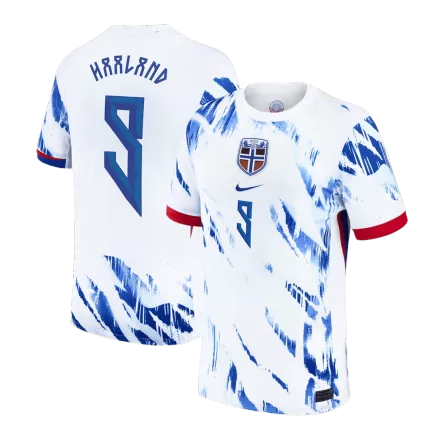Camiseta HAALAND #9 Noruega Euro 2024 Segunda Equipación Visitante Hombre - Versión Hincha - camisetasfutbol
