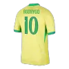 Calidad Premium Camiseta RODRYGO #10 Brazil Copa América 2024 Primera Equipación Local Hombre - Versión Hincha - camisetasfutbol