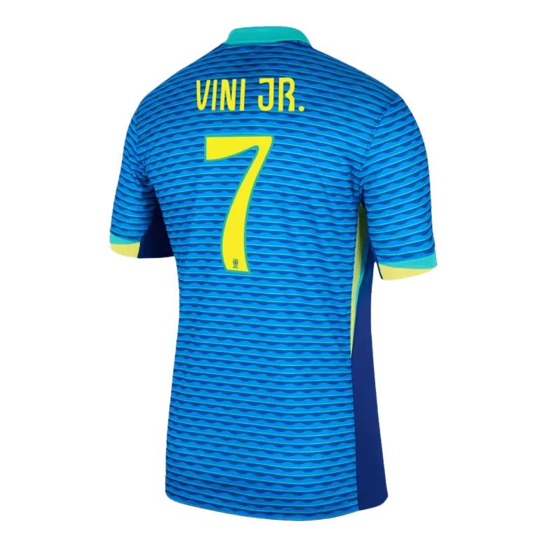 Camiseta VINI JR. #7 Brazil Copa América 2024 Segunda Equipación Visitante Hombre - Versión Hincha - camisetasfutbol