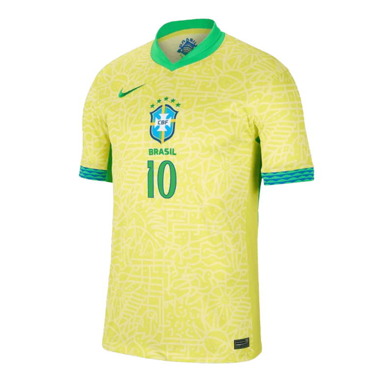 Camiseta RODRYGO #10 Brazil Copa América 2024 Primera Equipación Local Hombre - Versión Hincha - camisetasfutbol