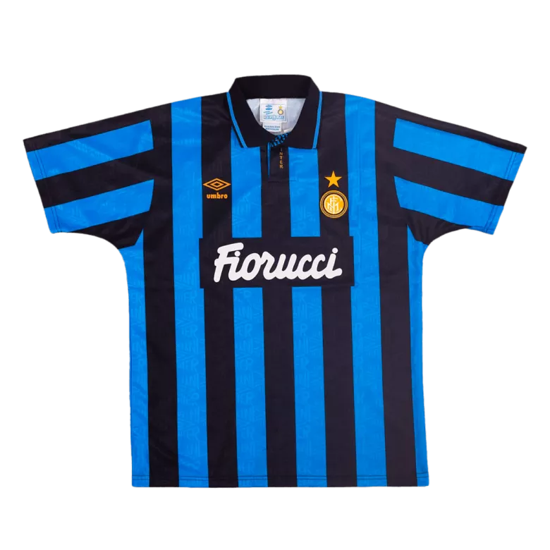 Camiseta Retro 1992/93 Inter de Milán Primera Equipación Local Hombre - Versión Hincha - camisetasfutbol