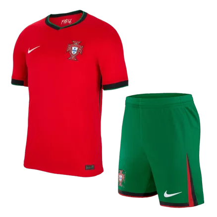 Conjunto Portugal Euro 
2024 Primera Equipación Local Hombre (Camiseta + Pantalón Corto) - camisetasfutbol