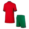 Miniconjunto Portugal Euro 2024 Primera Equipación Local Niño (Camiseta + Pantalón Corto) - camisetasfutbol