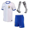 Calidad Premium Conjunto Completo Francia Euro 2024 Segunda Equipación Visitante Hombre (Camiseta + Pantalón Corto + Calcetines) - camisetasfutbol